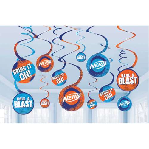 Nerf Hanging Spiral Decorations - Click Image to Close
